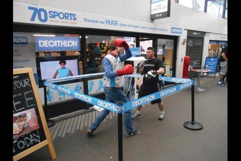 Decathlon creates a sense of theatre with a live boxing match outside its store